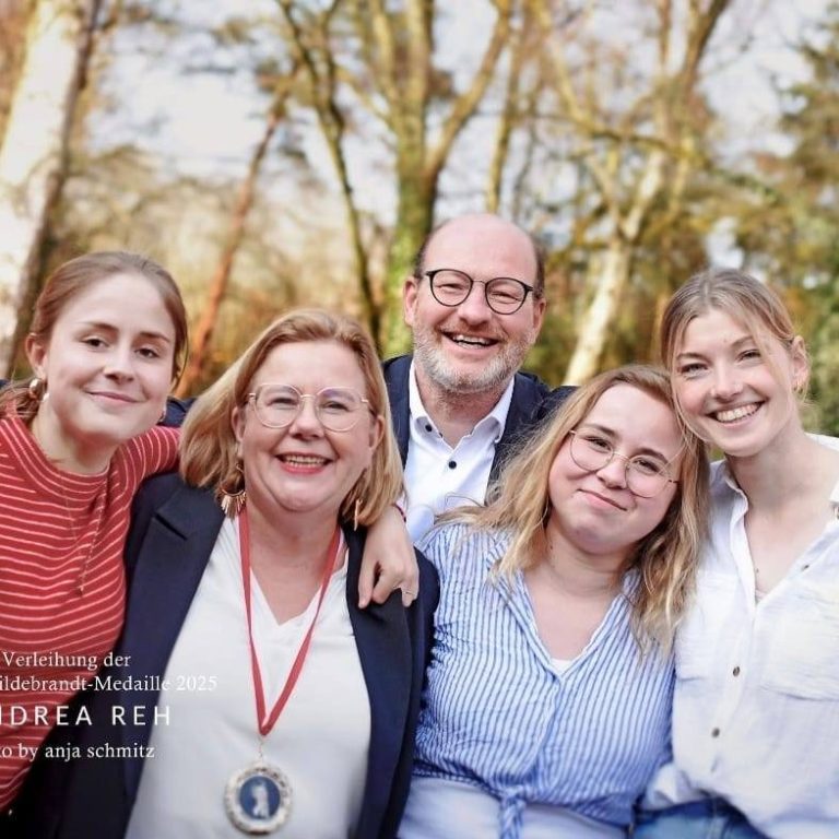 Andrea Reh mit ihrer Familie